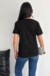 V Yaka Basic T-Shirt %100 Pamuk Penye 199