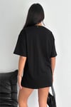 V Yaka Oversize T-Shirt %100 Pamuk Penye 099