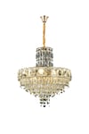 Ünal Aydınlatma | Niran Gold 60 cm Kristal Taşlı Modern Avize – Salon ve Yemek Odası