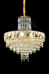 Ünal Aydınlatma | Niran Gold 60 cm Kristal Taşlı Modern Avize – Salon ve Yemek Odası