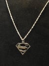 S Harfi Superman Logo Kolye