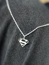 S Harfi Superman Logo Kolye