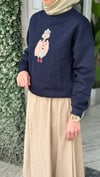 Ayıcıklı Sweatshirt Lacivert