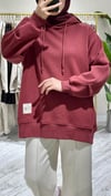 Kapüşonlu Sweat Bordo 