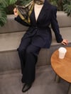 Oversize Ceket Lacivert