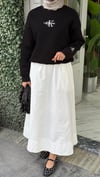 Yazılı Sweatshirt Siyah