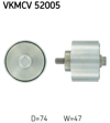 ALTERNATOR GERGI RULMANI (FAN+WP) IVECO - STRALIS II - EUROMOVER EUROTRAKKER CURSOR 7790 99> / FORD 