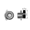 ALTERNATÖR GERGİ RULMANI SUZUKI BALENO 1.8 96-02, GRAND VITARA I, II 2.098-15, VITARA 2.0 96-99 