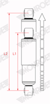 AMORTİSÖR ARKA YAĞLI PEUGEOT BOXER, FIAT DUCATO, CITROEN JUMPER 06 => 