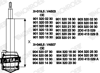 AMORTİSÖR ÖN GAZLI VW LT 28-35 II 2.3 / 2.5 96-06, MERCEDES-BENZ SPRINTER 2-T 95-08 