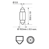 AMPUL 11*39 12V 5W SOFİT 