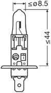 AMPUL 12V H1 55W 