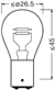 AMPUL 24 VOLT 101621 / 5 WATT [ ÇİFT DUY ] 1016 PARK -FREN