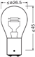 AMPUL 24 VOLT ÇİFT DUY AĞIR HİZMET 1016 21 /5 WATT 