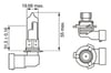 AMPUL PURE LIGHT 12V HB3 60 W P20D TEKLİ JİLETİN PAKET 