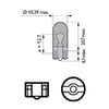 AMPUL T10 12V 5W BÜYÜK DİPSİZ AMBER 