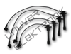 BUJİ KABLOSU TOYOTA COROLLA 1.3/1.4/1.5 92-97 