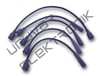BUJİ+BOBİN KABLOSU SİYAH RENAULT R12 1.4 71-99 
