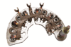 DİOT TABLASI 120A VDR4400 CHEROKEE LIMITED DELCO TİPİ DİOT:6 CİVATA:6mm 