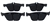 FREN BALATASI ARKA AUDI A3 1.2 TFSI 13-16, A3 1.4 TFSI / 1.8 TFSI 12-16, A3 2.0 TDI 13-16, VW GOLF VII 1.0 TSI 17 =>, GOLF VII 1.0 TSI 15 =>, GOLF VII 1.2 TSI 12 =>, GOLF VII 1.5 TSI 17 =>, GOLF VII 1.6 TDI 13 =>, GOLF VII VARIANT 1.2 TSI / 1.6 TDI 1