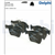 FREN BALATASI ARKA AUDI A3 1.2 TFSI 13-16, A3 1.4 TFSI / 1.8 TFSI 12-16, A3 2.0 TDI 13-16, VW GOLF VII 1.0 TSI 17 =>, GOLF VII 1.0 TSI 15 =>, GOLF VII 1.2 TSI 12 =>, GOLF VII 1.5 TSI 17 =>, GOLF VII 1.6 TDI 13 =>, GOLF VII VARIANT 1.2 TSI / 1.6 TDI 1