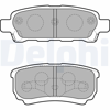 FREN BALATASI ARKA CHRYSLER SEBRING 2.0 / 2.4 07-10, DODGE AVENGER 2.4 / 2.7 07-11, MITSUBISHI LANCER VII 1.3 / 1.6 / 2.0 03-13, LEXUS RX 350 06-08, JEEP COMPASS 2.0 / 2.2 / 2.4 06 => 