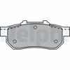 FREN BALATASI ARKA HONDA CIVIC V 1.5 / 1.6 91-98, JAZZ II 1.2 02-08 