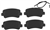 FREN BALATASI ARKA RENAULT MASTER III 2.3 DCİ FWD 11=>, OPEL MOVANO B 2.3 CDTİ 10=> 