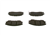 FREN BALATASI ÖN CHEVRLET CAPTIVA 2.2 D / 2.2 D 4WD / 2.4 / 2.4 4WD 11 =>, CAPTIVA 2.0 D 4WD / 2.4 / 2.4 4WD / 3.2 4WD 06 =>, CAPTIVA 3.0 4WD 10-18, CAPTIVA 2.0 D 07 => 