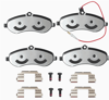 FREN BALATASI ÖN CITROEN JUMPY 2.0 İ 07=>, 1.6 HDİ 90 8V 07=>, 1.6 HDİ 90 16V 07=>, 2.0 HDİ 07=> 