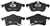FREN BALATASI ÖN OPEL ASTRA H GTC 1.8 05-10, ZAVIRA A MPV 1.6-1.8 16V 99-05, 1.6 03-05, 2.2 16V 00-05, 2.0 DTİ 16V 00-05, 2.2 DTİ 16V 02-05 