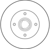 FREN DİSKİ ARKA 4 BİJON, BOYALI, 226 MM SEAT CORDOBA 1.8 İ 16V 93-96, 2.0 İ 93-99, 2.0 İ 16V 96-99, 1.9 TD 96-02, IBIZA II 1.8 İ 16V 93-96, 2.0 İ 93-99, 2.0 İ 16V 96-99, 1.9 TDİ 96-02, TOLEDO I 1.6 İ 91-99, 1.8 İ 91-96, 1.8 16V 91-99, 2.0 İ 91-99, 1.
