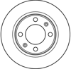 FREN DİSKİ ARKA 4 BİJON, BOYALI, 247 MM PEUGEOT 405 I 1.9 87-92 