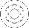 FREN DİSKİ ARKA 4 BİJON, BOYALI, 260 MM MITSUBISHI CARISMA 1.6 00-06, 1.8 16V GDİ 97-06, 1.8 GDİ 00-06 