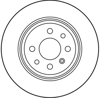 FREN DİSKİ ARKA 4 BİJON, BOYALI, 270 MM OPEL VECTRA B 1.6 İ 16V 95-02, 1.7 TD 95-98, 1.8 İ 16V 95-02 