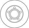 FREN DİSKİ ARKA 5 BİJON, BOYALI, 245 MM AUDI 100 2.0 90-94 