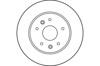 FREN DİSKİ ARKA 5 BİJON, BOYALI, 265 MM RENAULT LAGUNA 2.0 95-01 
