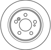 FREN DİSKİ ARKA 5 BİJON, BOYALI, 278 MM MERCEDES-BENZ 