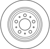 FREN DİSKİ ARKA 5 BİJON, BOYALI, 288 MM VOLVO S80 I 2.8 T6 98-06 