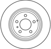 FREN DİSKİ ARKA 5 BİJON, BOYALI, 295 MM VOLVO 850 2.0 91-96 