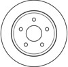 FREN DİSKİ ARKA 5 BİJON, BOYALI, 305 MM JEEP CHEROKEE 2.5 İ 4X4 84-01, 2.5 86-01 