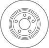 FREN DİSKİ ARKA 5 BİJON,BOYALI, 324 MM BMW X5 3.0 D 01-06, 3.0 İ 00-06, 4.4 İ 00-06
