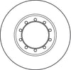 FREN DİSKİ ARKA BOYALI, 10 BİJON, 280 MM FORD TRANSIT 2.2 TDCİ RWD 11-14, 2.2 TDCİ 07-14, 2.4 TDCİ 06-14, 2.4 TDCİ 4X4 06-14, 3.2 TDCİ 08-14 