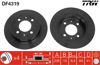 FREN DİSKİ ARKA BOYALI, 4 BİJON, 236 MM MITSUBISHI CARISMA 1.6 95-06, 1.9 TD 96-00 