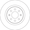 FREN DİSKİ ARKA BOYALI, 4 BİJON, 264 MM FIAT GRANDE PUNTO 1.9 D MULTİJET 05=>, 1.4 05-07 