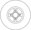 FREN DİSKİ ARKA BOYALI, 4 BİJON, 274 MM RENAULT MEGANE SCENIC 1.4-1.6-2.0 İ 97-99, 1.9 97-99, 1.9 DT 97-99 