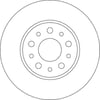 FREN DİSKİ ARKA BOYALI, 5 BİJON, 251 MM FIAT EGEA 500L 0.9-.4 12=>, 1.3 D MULTİJET 12=>, 1.6 D MULTİJET 12-18 