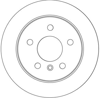 FREN DİSKİ ARKA BOYALI, 5 BİJON, 258 MM MERCEDES-BENZ A SERİSİ A 150 04-12 