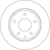 FREN DİSKİ ARKA BOYALI, 5 BİJON, 265 MM MAZDA 3 1.5-2.0 13=>, 1.5 D 16=>, 2.2 D 13=> 