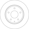 FREN DİSKİ ARKA BOYALI, 5 BİJON, 265 MM MAZDA 3 1.5-2.0 13=>, 1.5 D 16=>, 2.2 D 13=> 